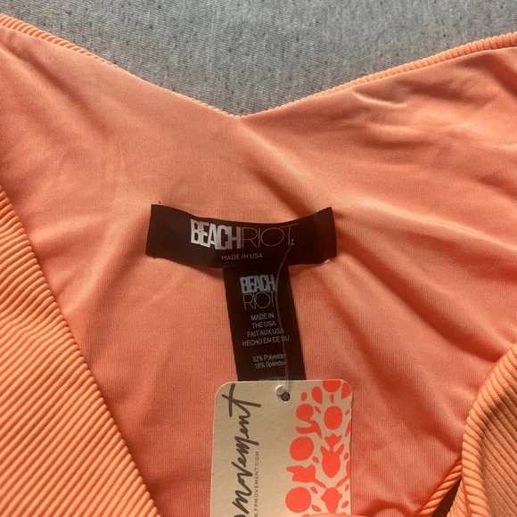 Beach Riot ribbed bikini medium BNWT - Picture 2 of 5